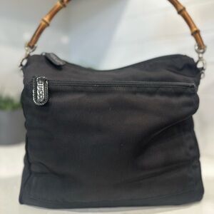 GUCCI Nylon Bamboo handbag